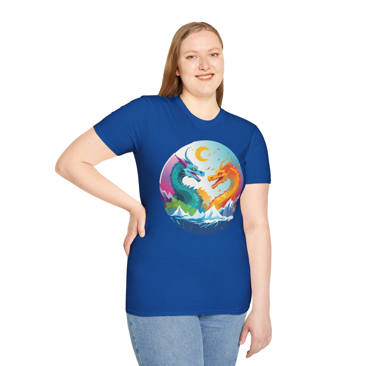 Dragon T Shirt, Dragon Shirt, Shirt with Animals, Animal Shirt