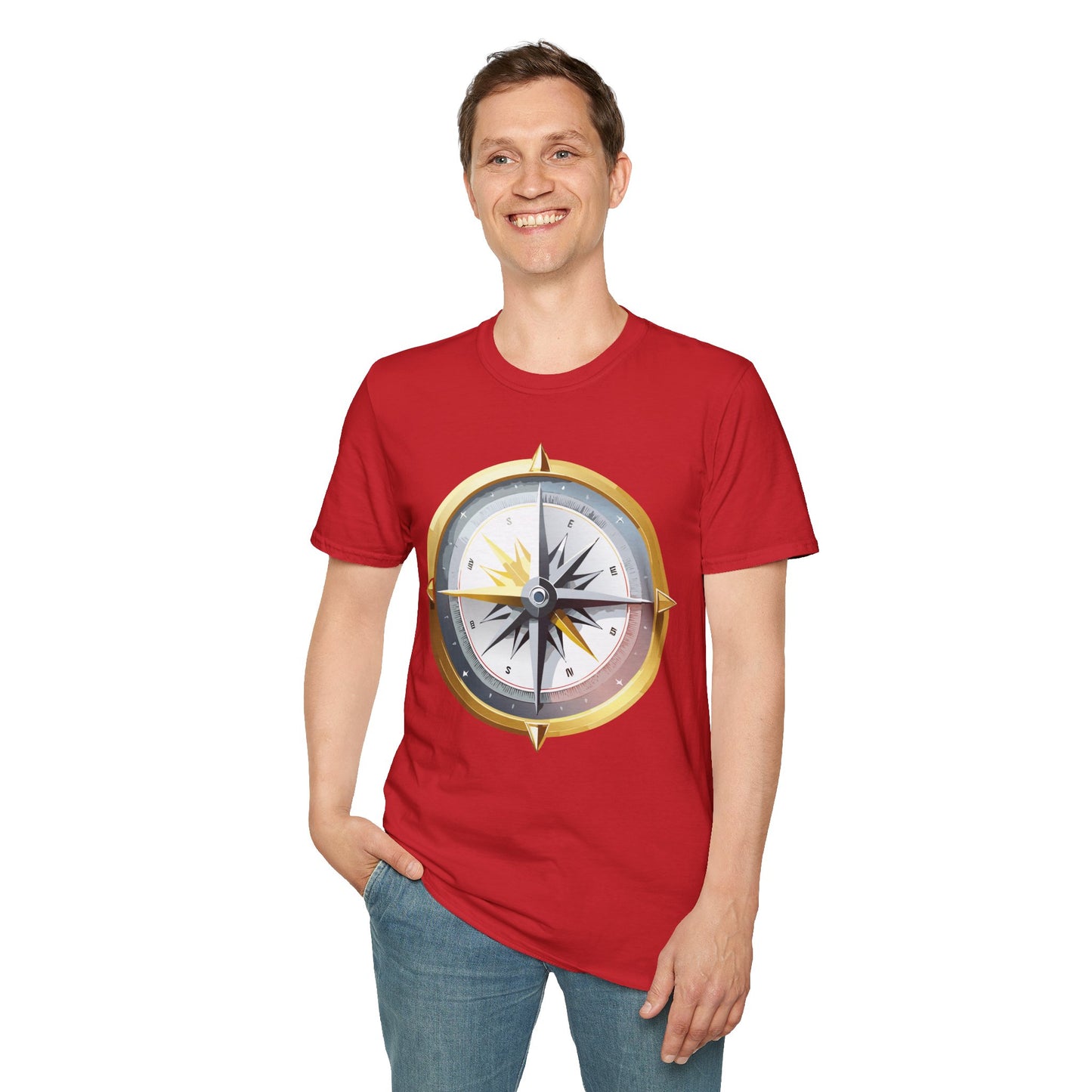 Compass T Shirt, Compass Shirt, Shirt with Compass, Navigator Shirt