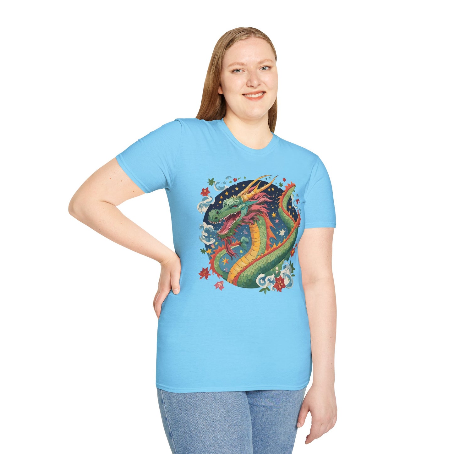 Dragon T Shirt, Dragon Shirt, Shirt with Animals, Animal Shirt