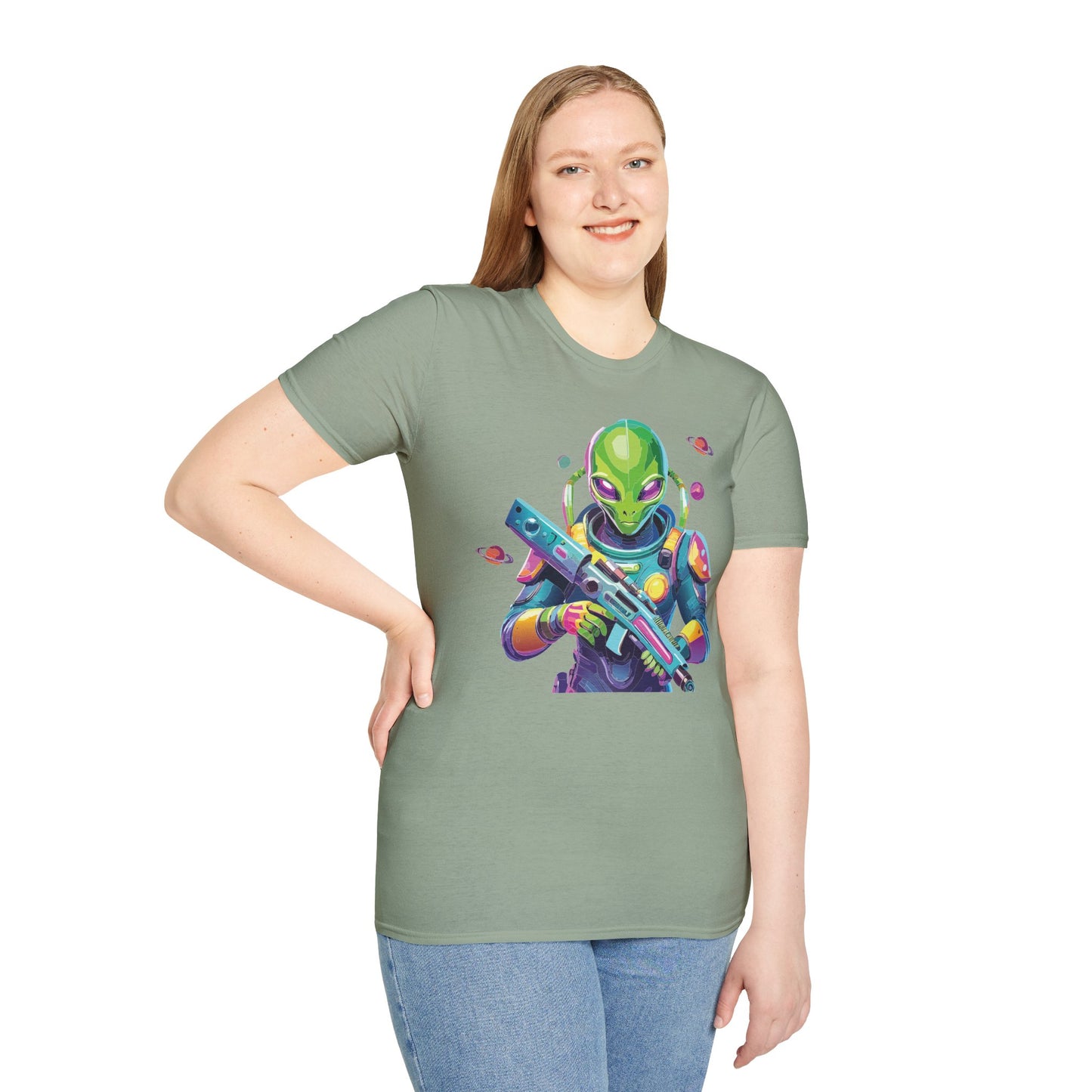 Alien T Shirt, Cosmos Shirt, Shirt with Aliens, Cosmo Shirts