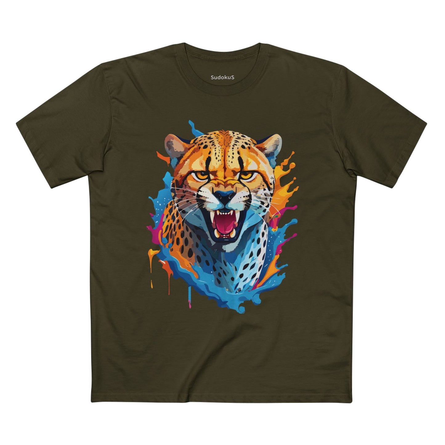 Animal Shirt, Cheetah Shirt - SudokuS