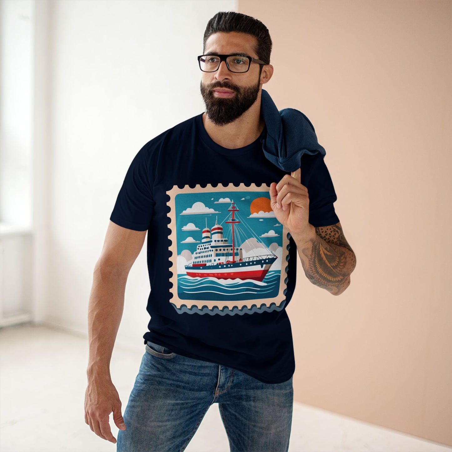 Stamp Shirt, Postage Stamp Shirt