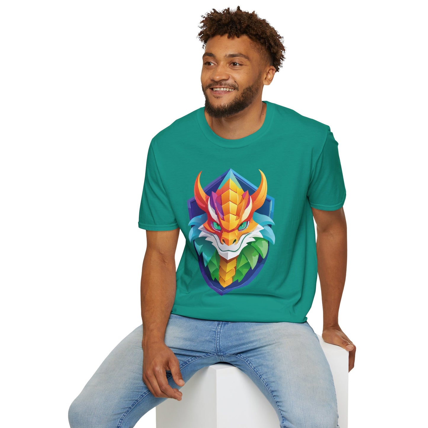 Dragon T Shirt, Dragon Shirt, Shirt with Animals, Animal Shirt