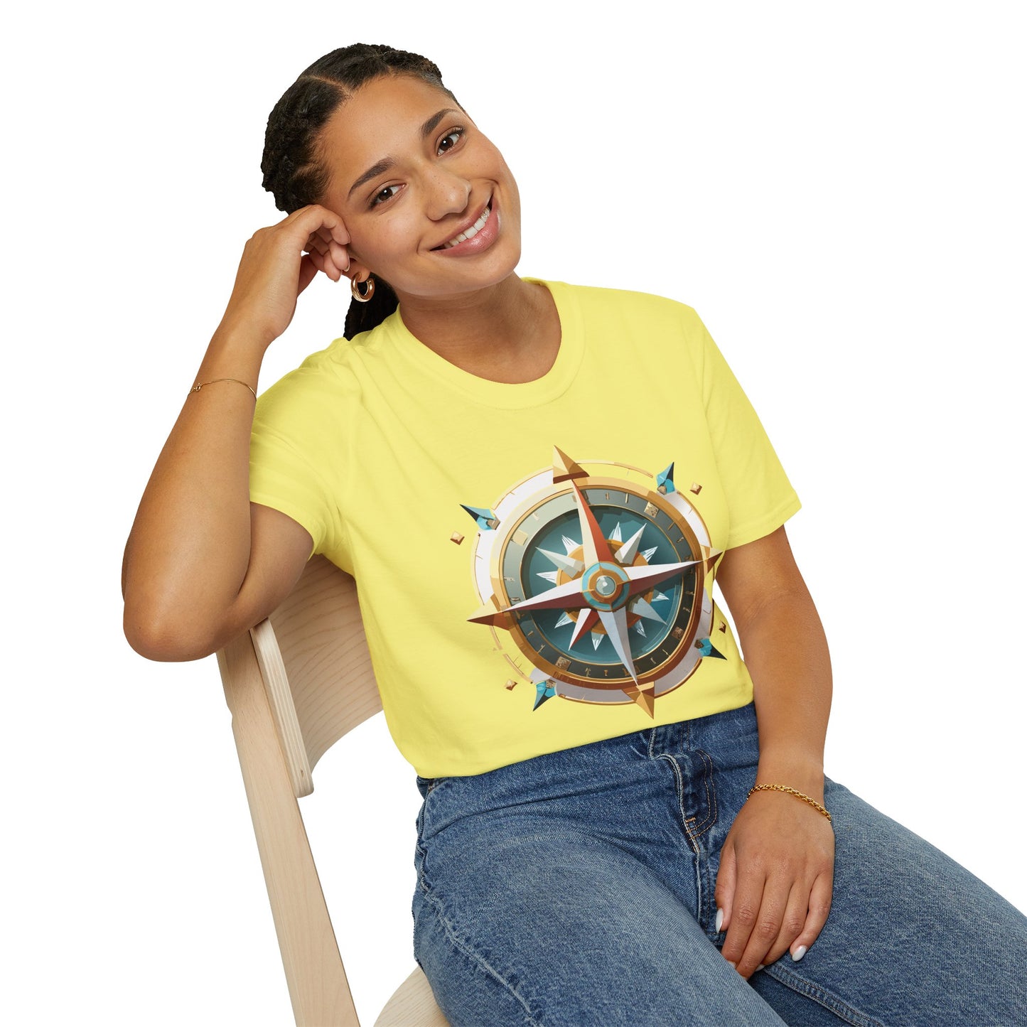 Compass T Shirt, Compass Shirt, Shirt with Compass, Navigator Shirt
