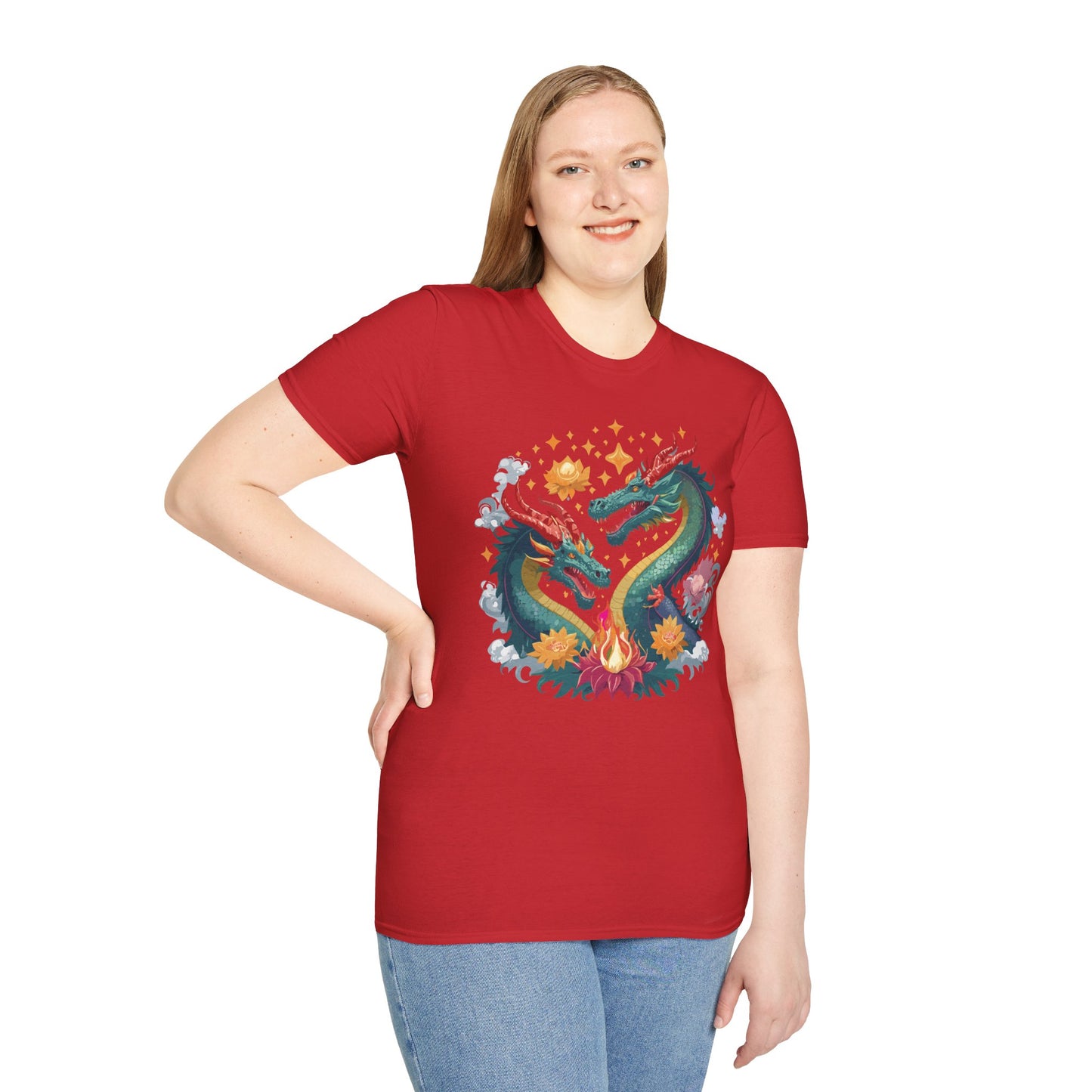 Dragon T Shirt, Dragon Shirt, Shirt with Animals, Animal Shirt