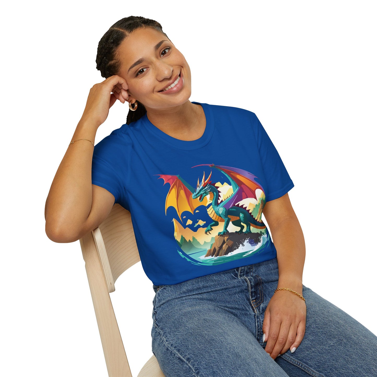 Dragon T Shirt, Dragon Shirt, Shirt with Animals, Animal Shirt