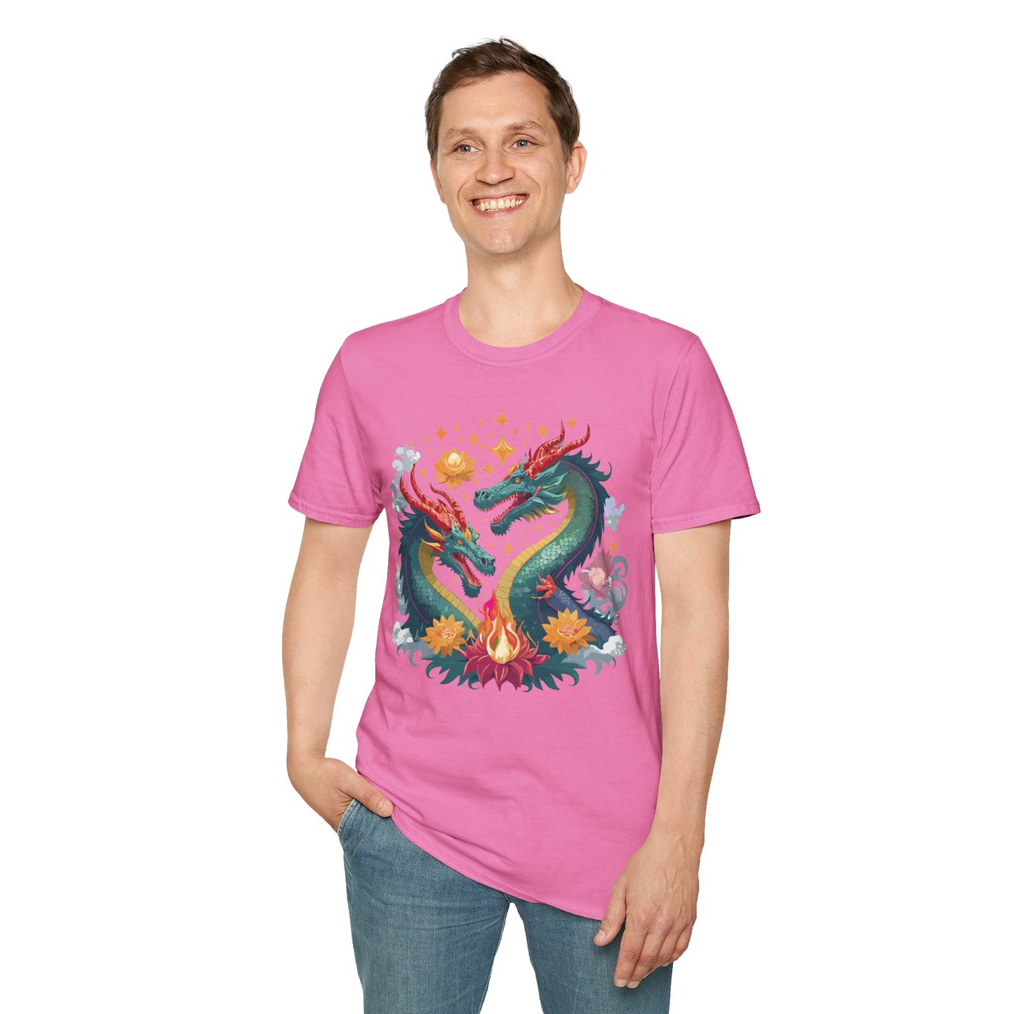 Dragon T Shirt, Dragon Shirt, Shirt with Animals, Animal Shirt