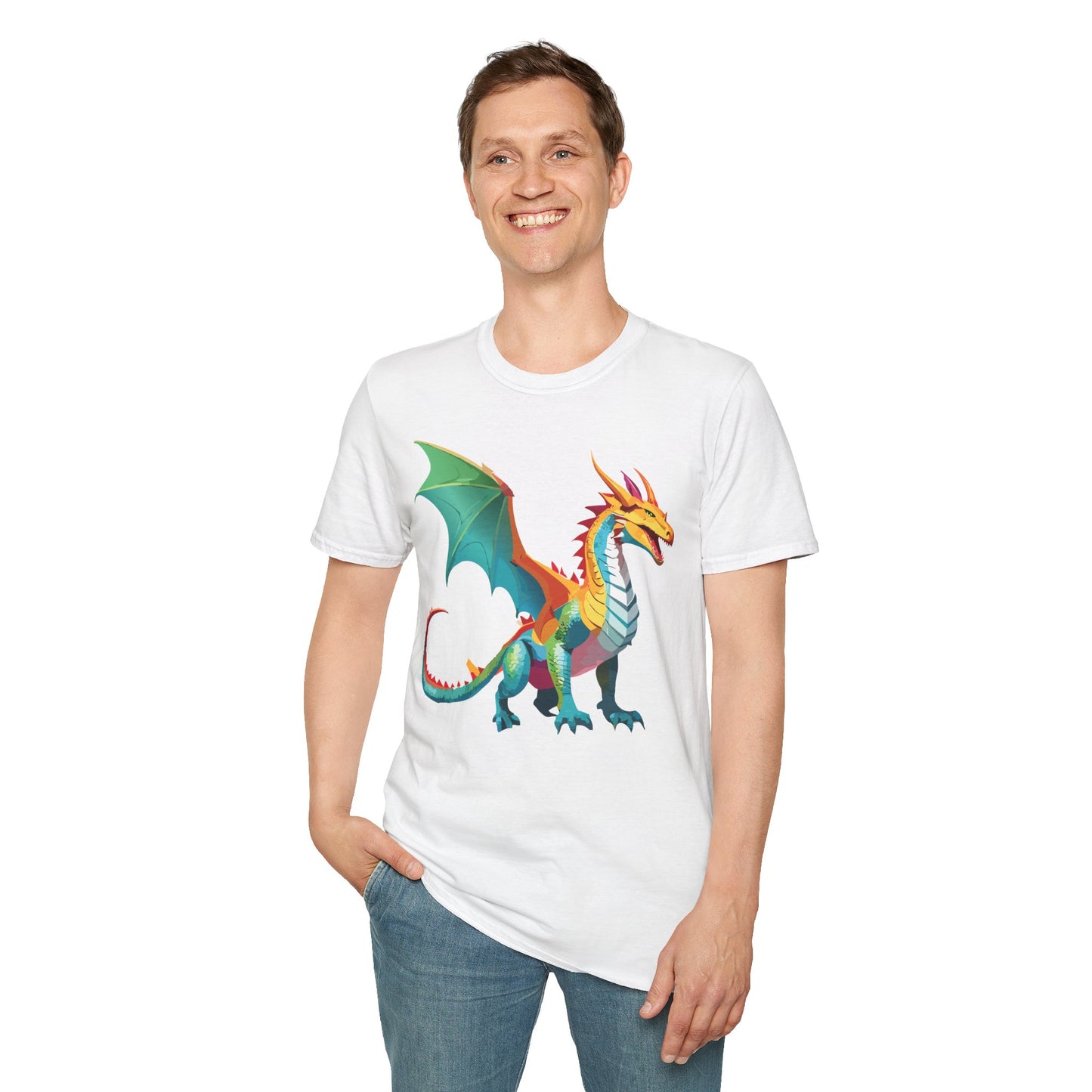 Dragon T Shirt, Dragon Shirt, Shirt with Animals, Animal Shirt