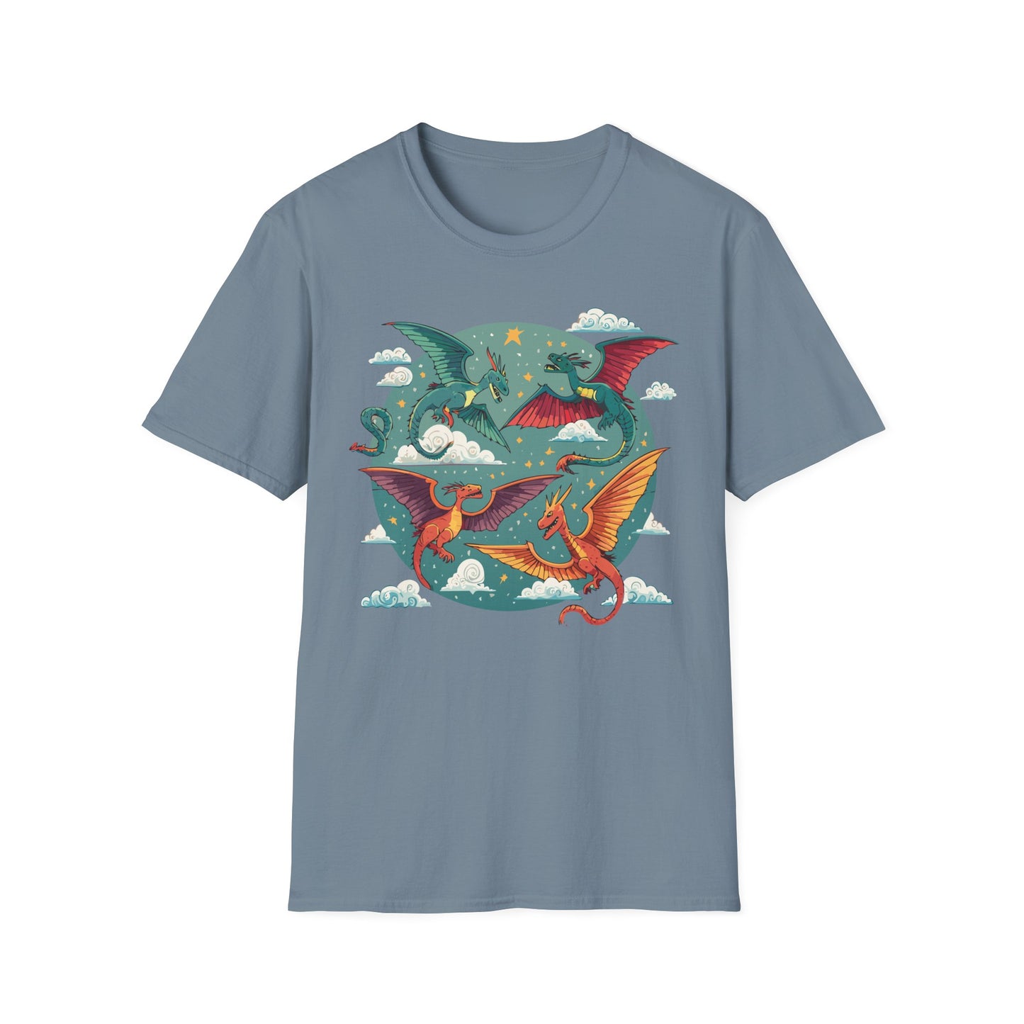 Dragon T Shirt, Dragon Shirt, Shirt with Animals, Animal Shirt