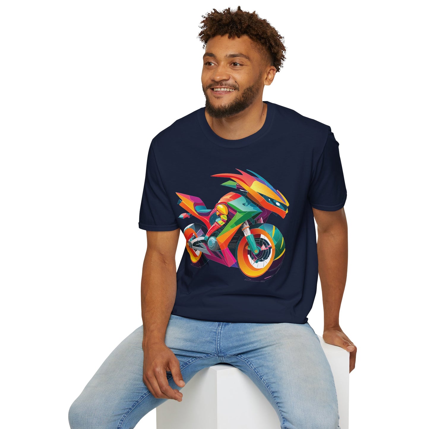 Bike T Shirt, Moto Shirt, Shirt with Motorcycle, MTB T Shirts