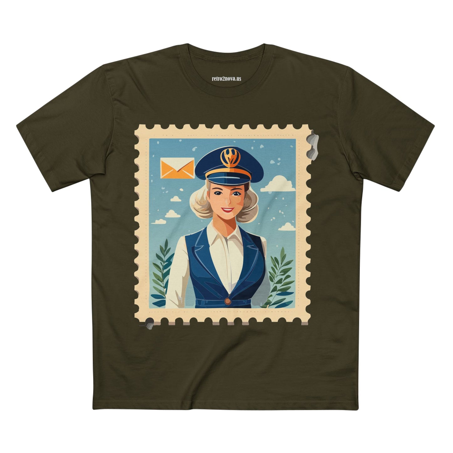 Stamp Shirt, Postage Stamp Shirt