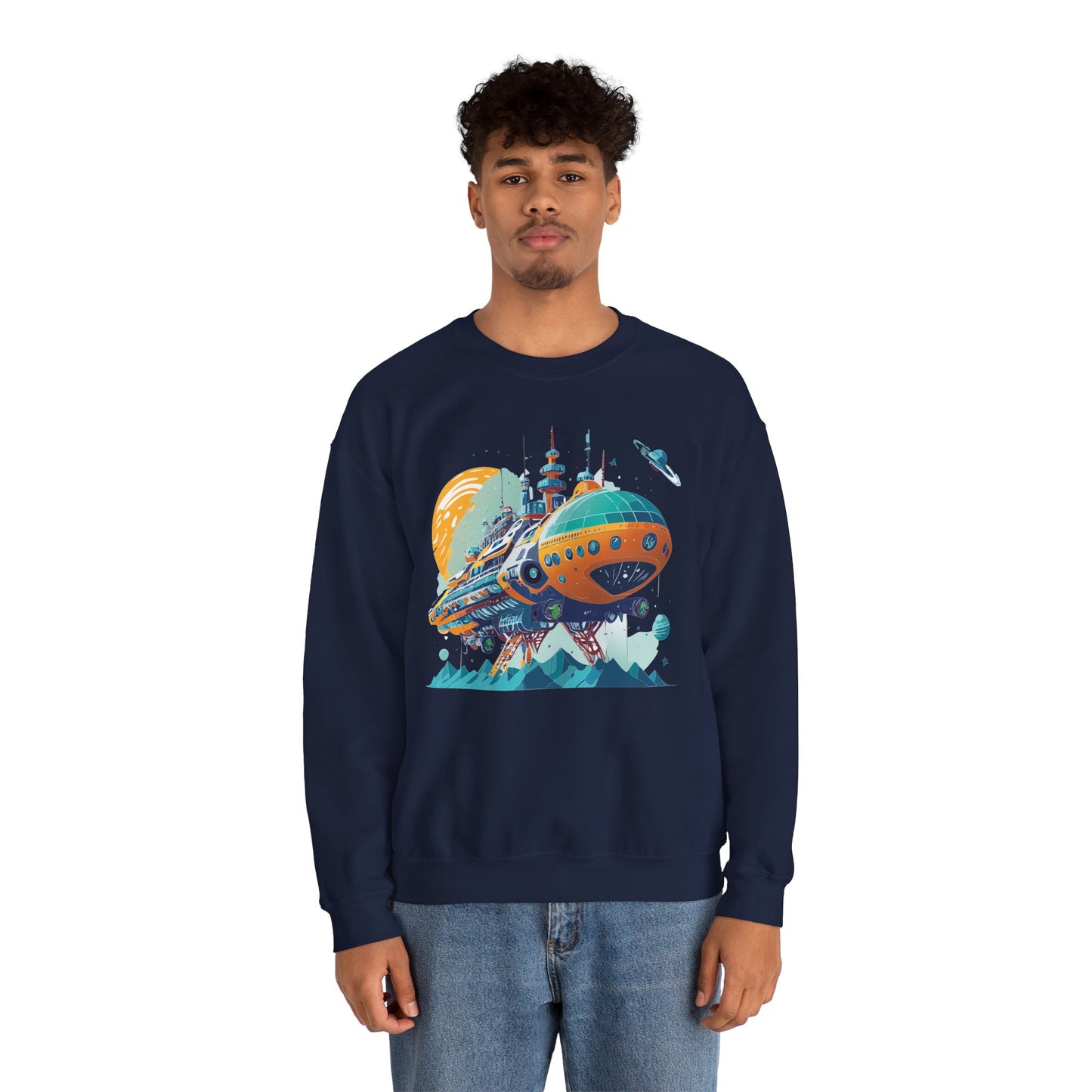 Space Shuttle Sweatshirt, Cosmic Sweatshirt, Astronaut Sweatshirt, Space Cosmic Sweatshirt