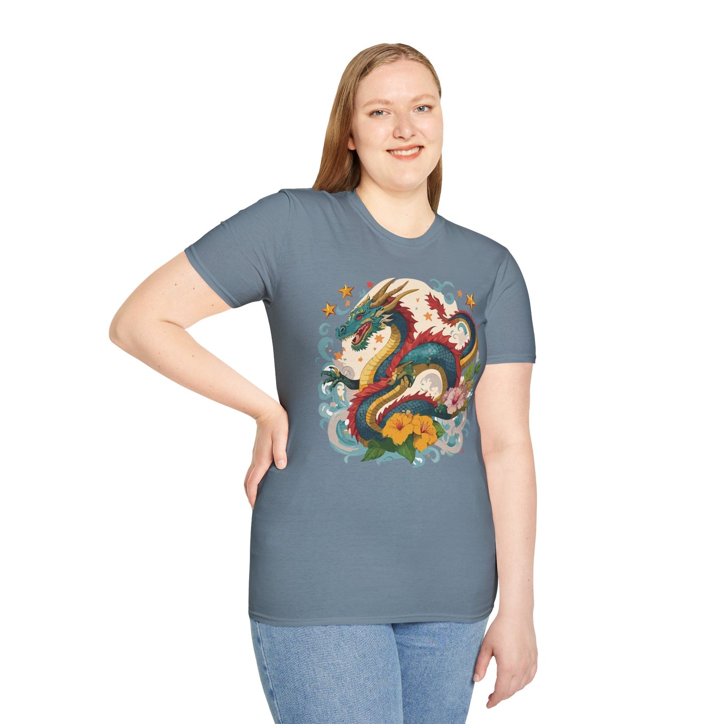 Dragon T Shirt, Dragon Shirt, Shirt with Animals, Animal Shirt
