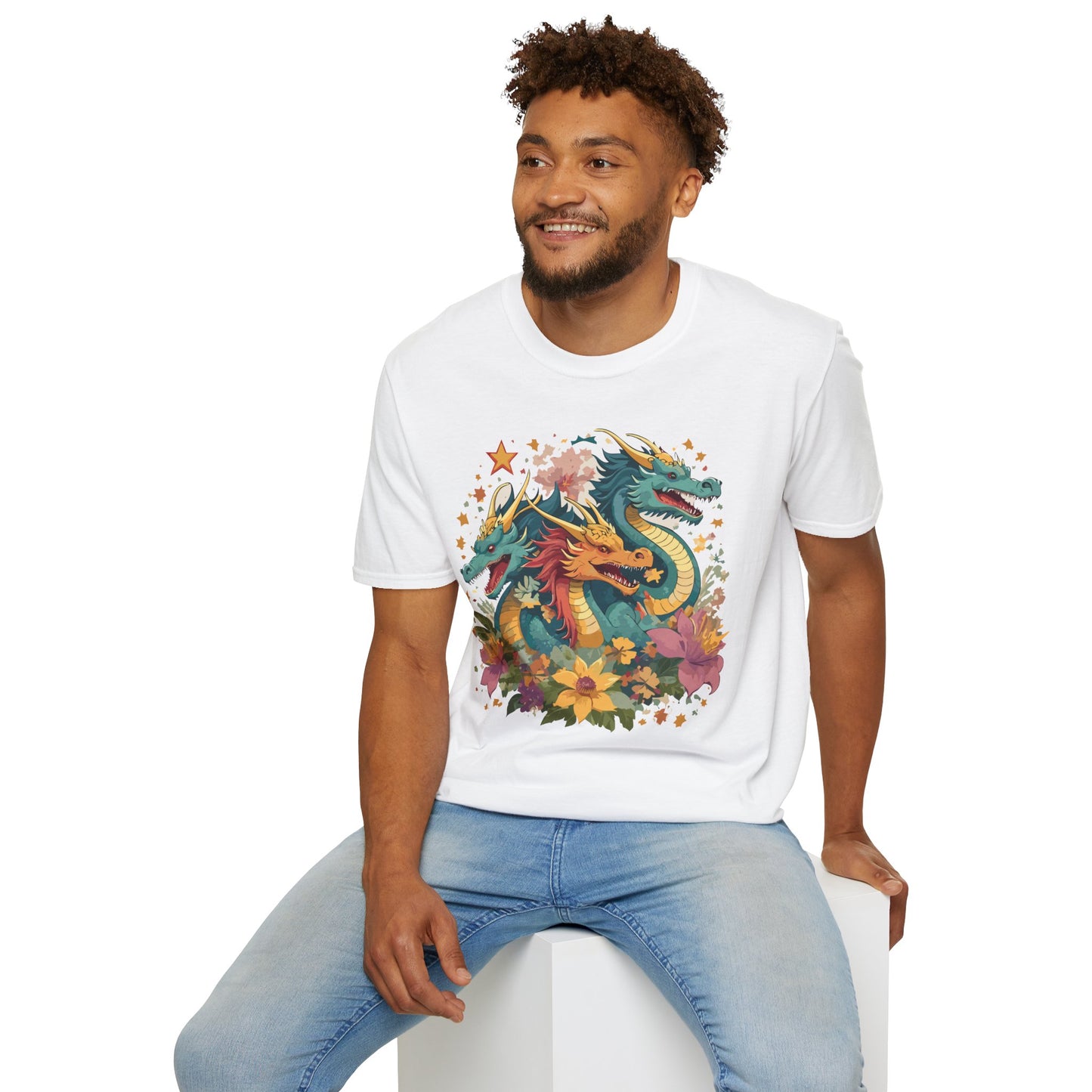 Dragon T Shirt, Dragon Shirt, Shirt with Animals, Animal Shirt