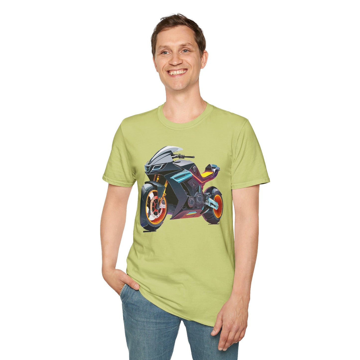 Bike T Shirt, Moto Shirt, Shirt with Motorcycle, MTB T Shirts