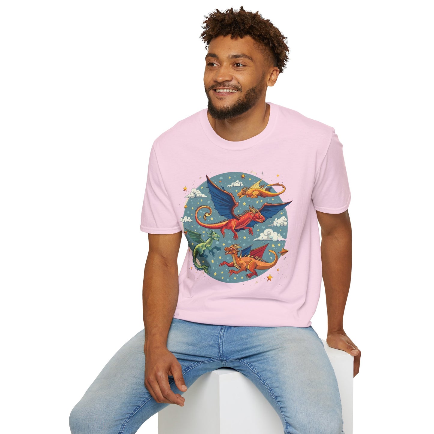 Dragon T Shirt, Dragon Shirt, Shirt with Animals, Animal Shirt