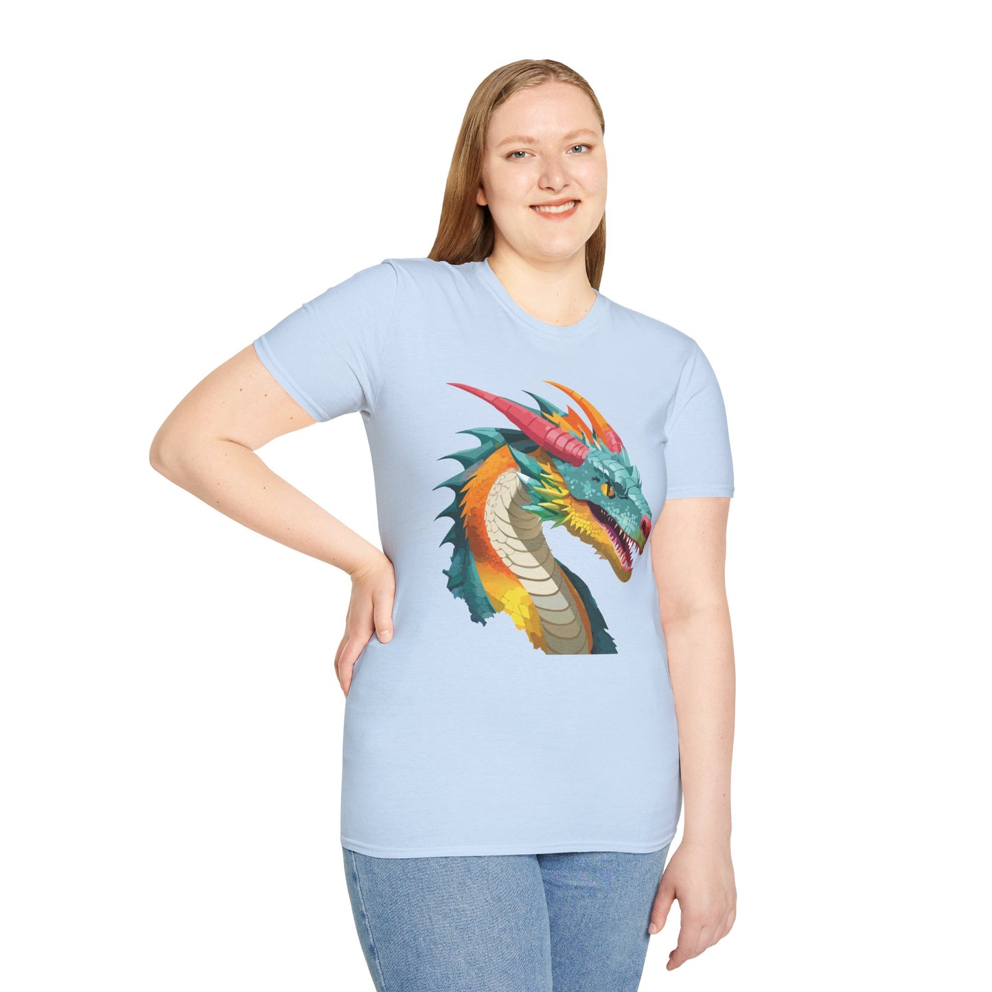 Dragon T Shirt, Dragon Shirt, Shirt with Animals, Animal Shirt