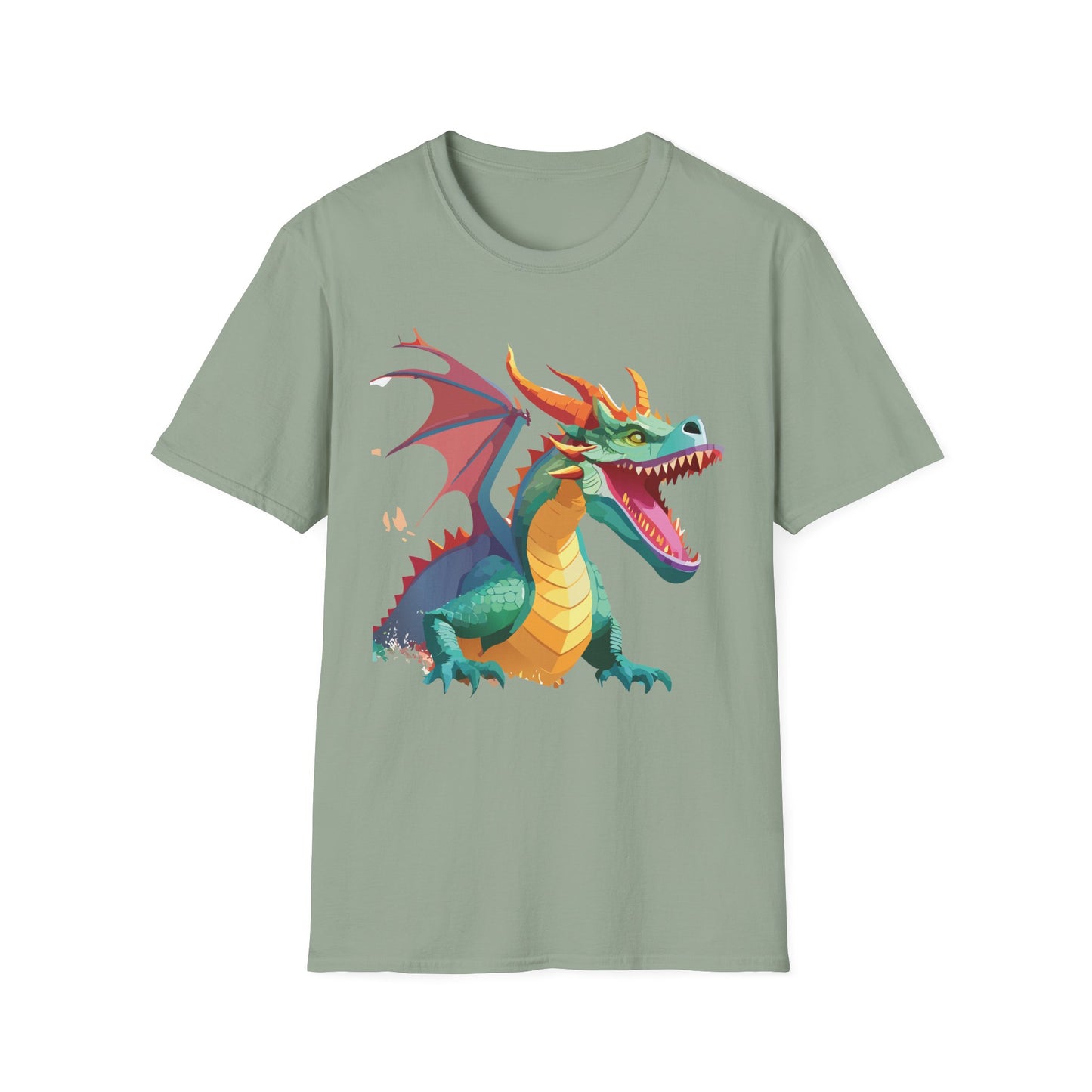 Dragon T Shirt, Dragon Shirt, Shirt with Animals, Animal Shirt