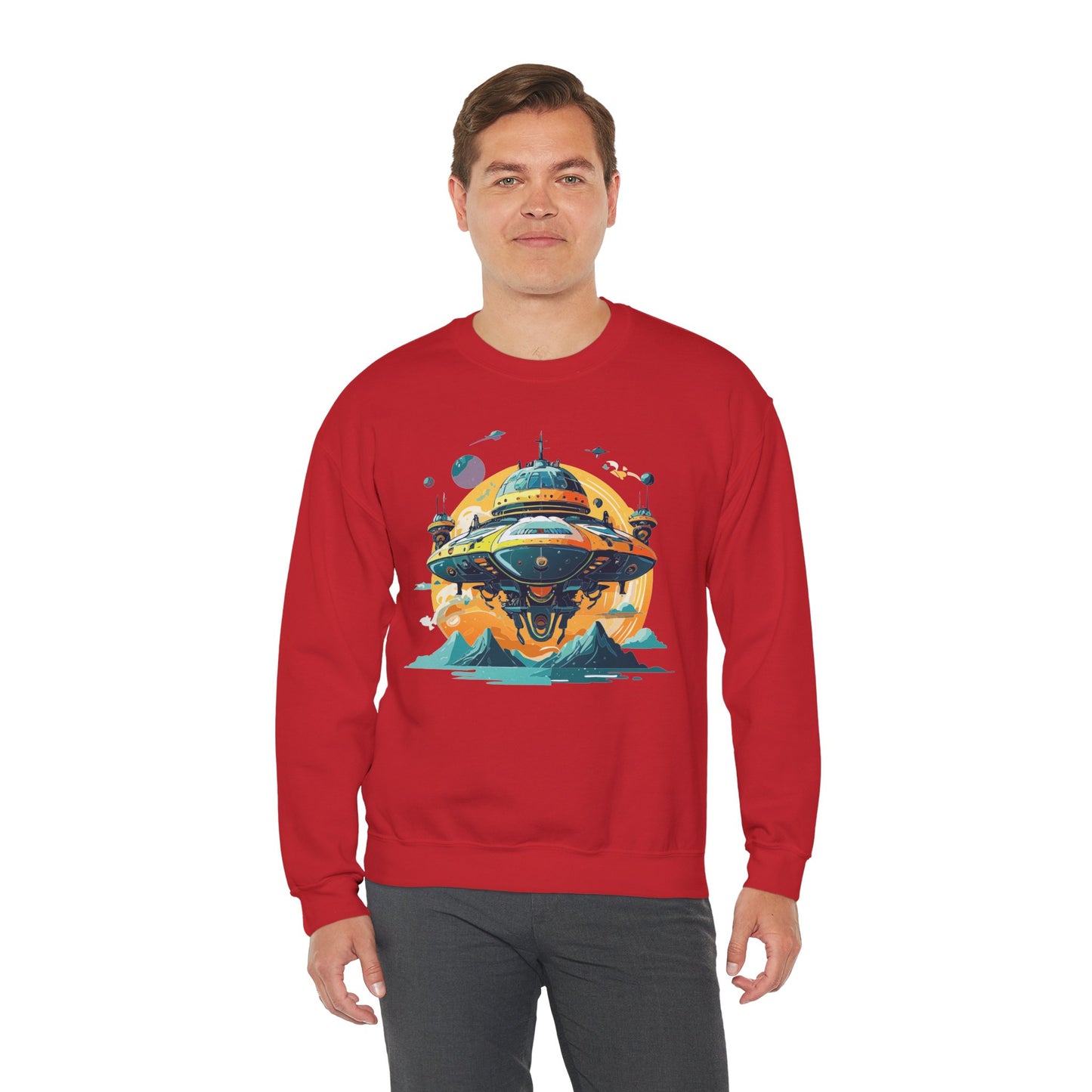 Space Shuttle Sweatshirt, Cosmic Sweatshirt, Astronaut Sweatshirt, Space Cosmic Sweatshirt