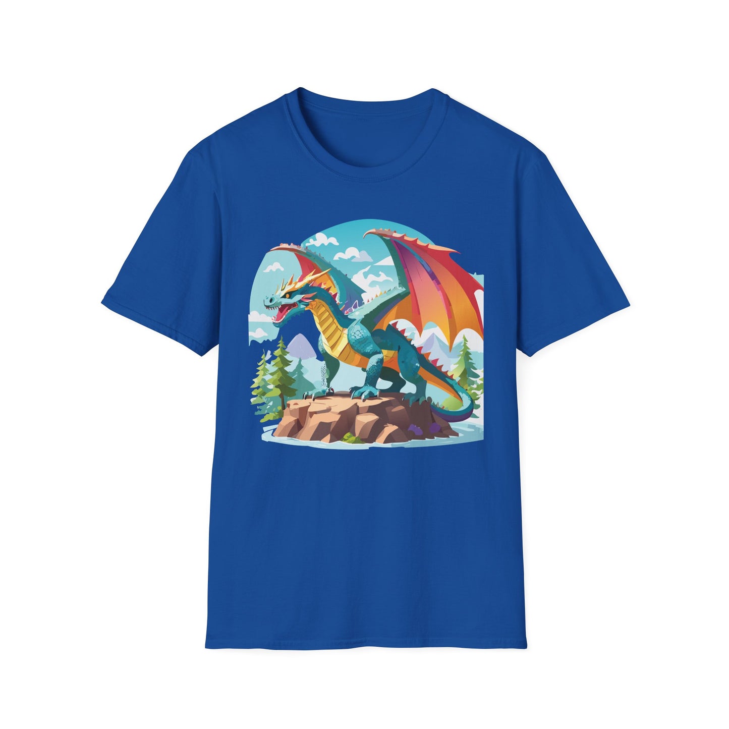 Dragon T Shirt, Dragon Shirt, Shirt with Animals, Animal Shirt