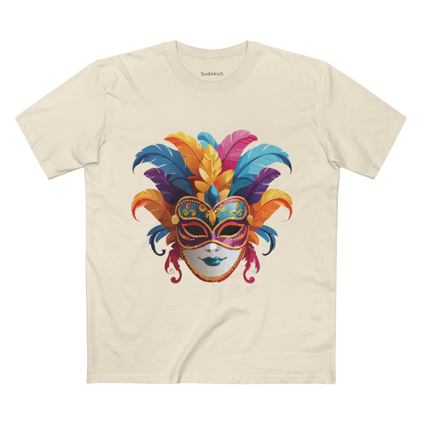 Mask Shirt, Shirt with Face - SudokuS