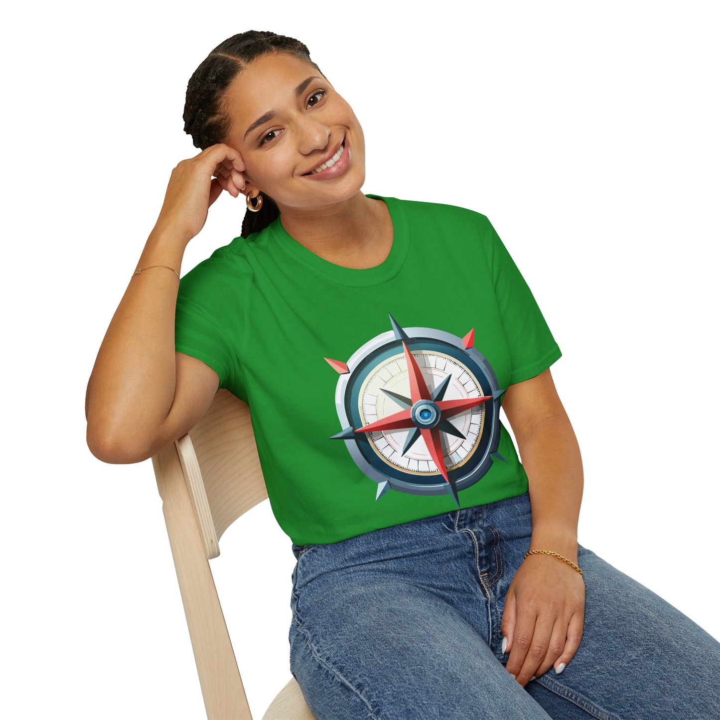 Compass T Shirt, Compass Shirt, Shirt with Compass, Navigator Shirt