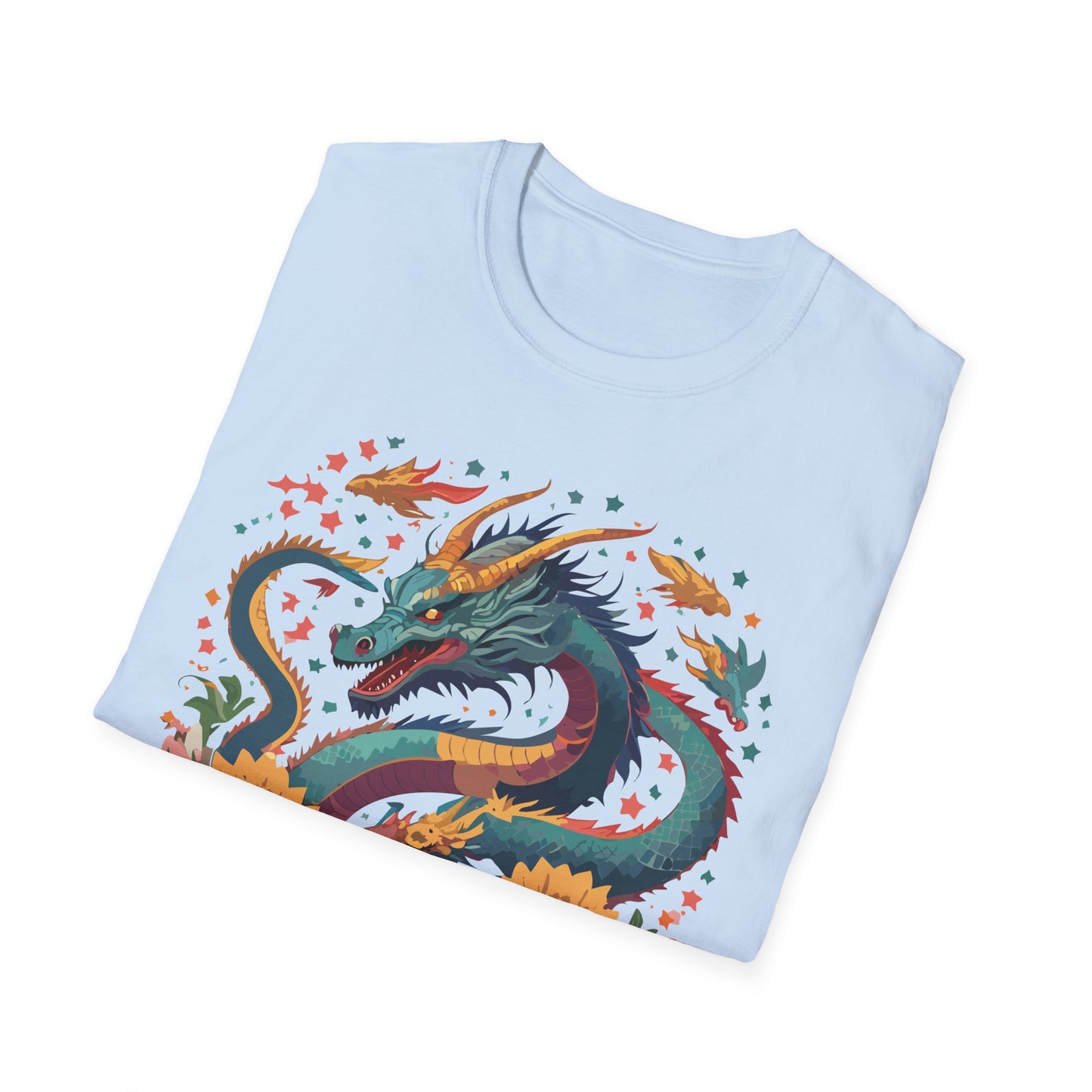 Dragon T Shirt, Dragon Shirt, Shirt with Animals, Animal Shirt