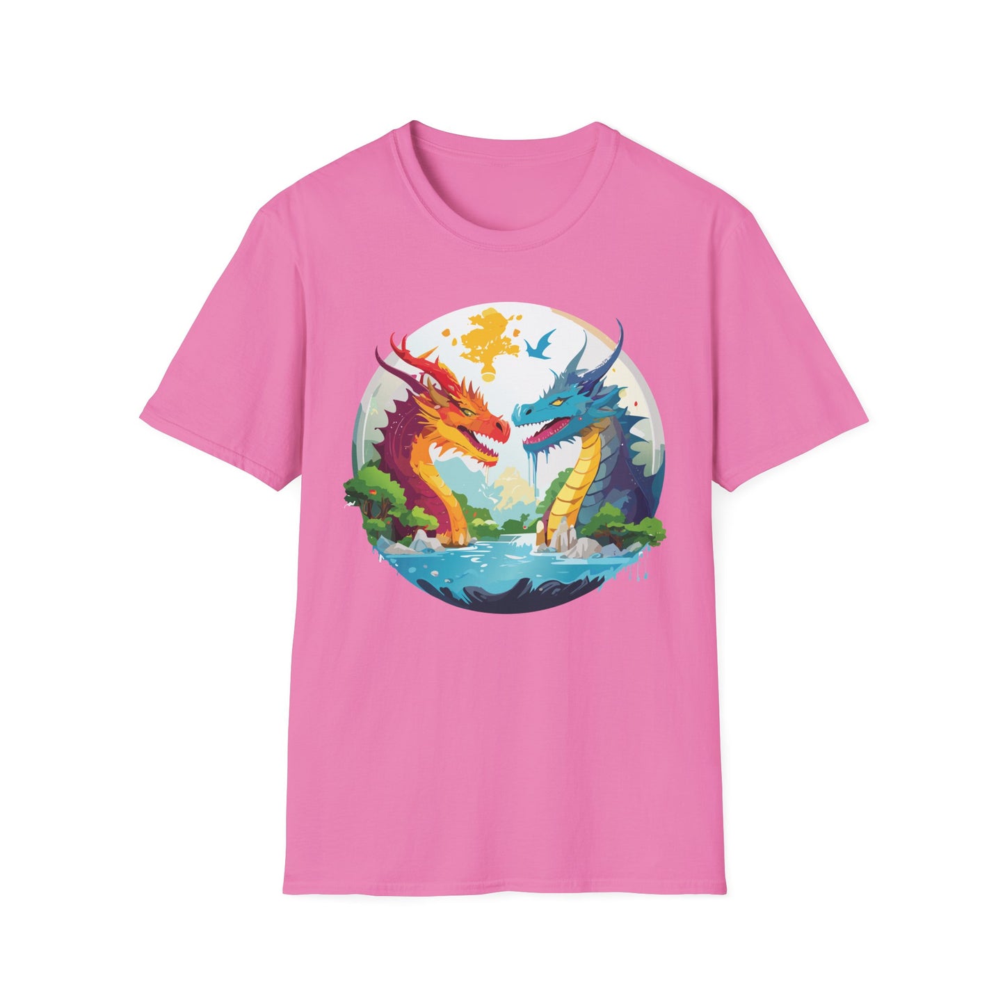 Dragon T Shirt, Dragon Shirt, Shirt with Animals, Animal Shirt