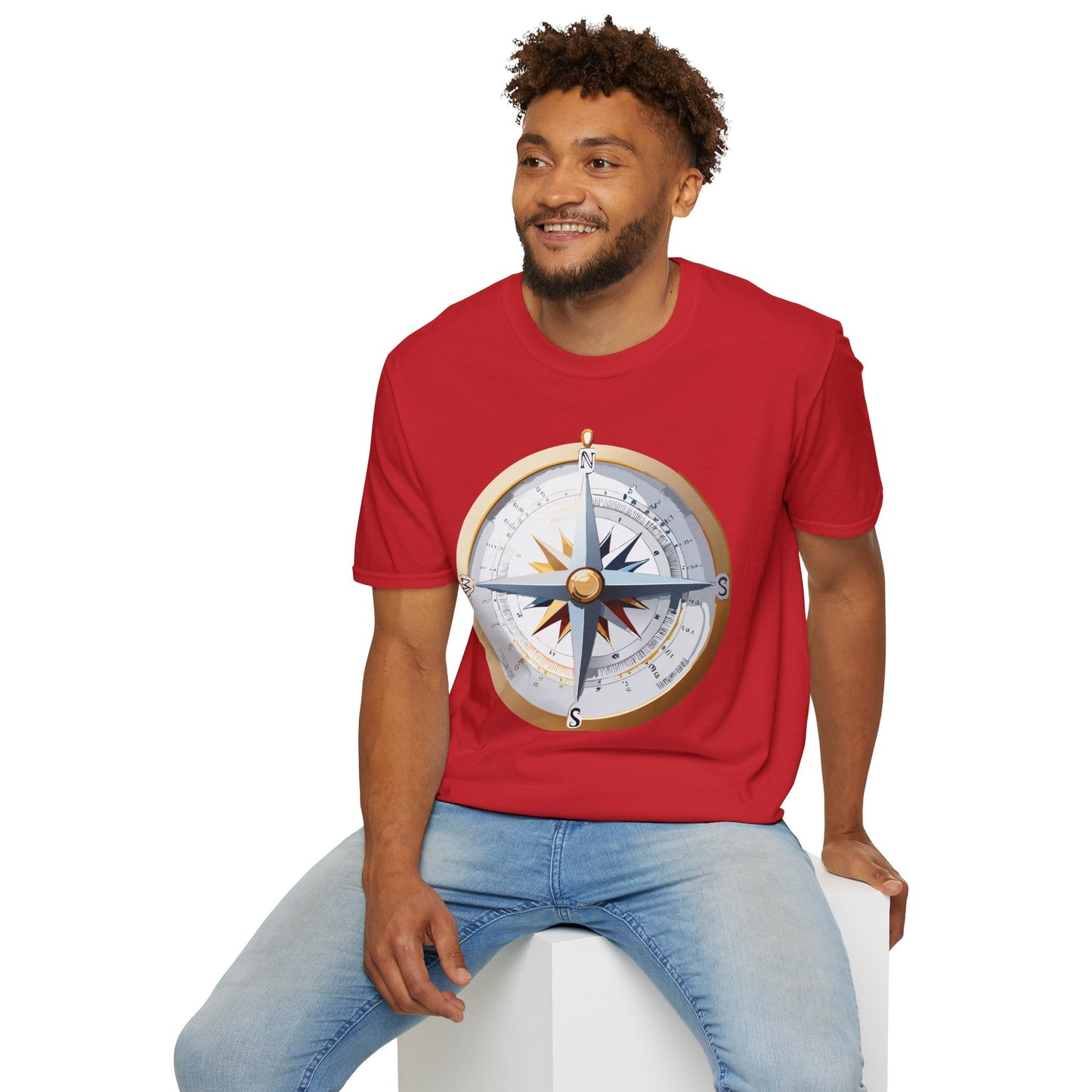 Compass T Shirt, Compass Shirt, Shirt with Compass, Navigator Shirt