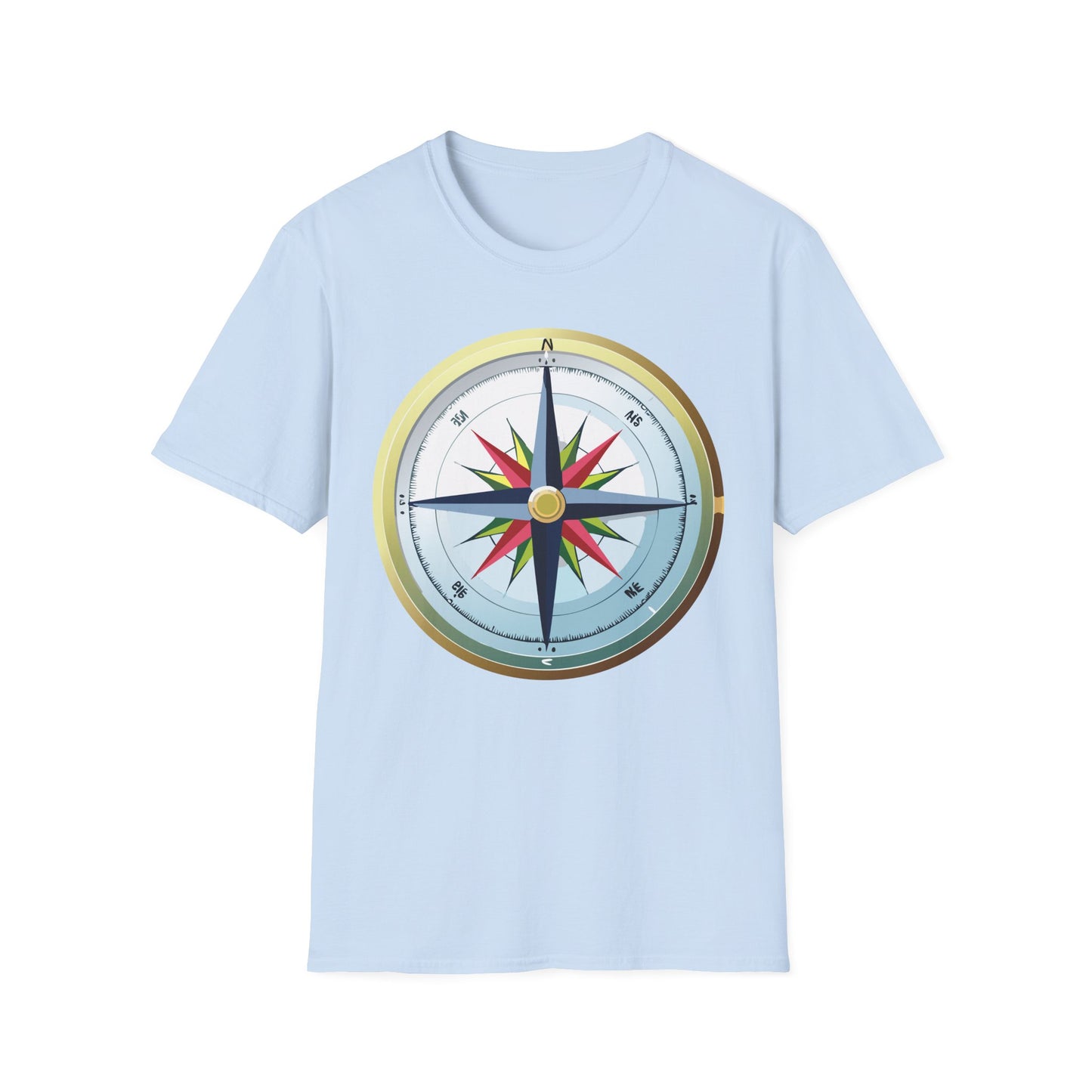 Compass T Shirt, Compass Shirt, Shirt with Compass, Navigator Shirt