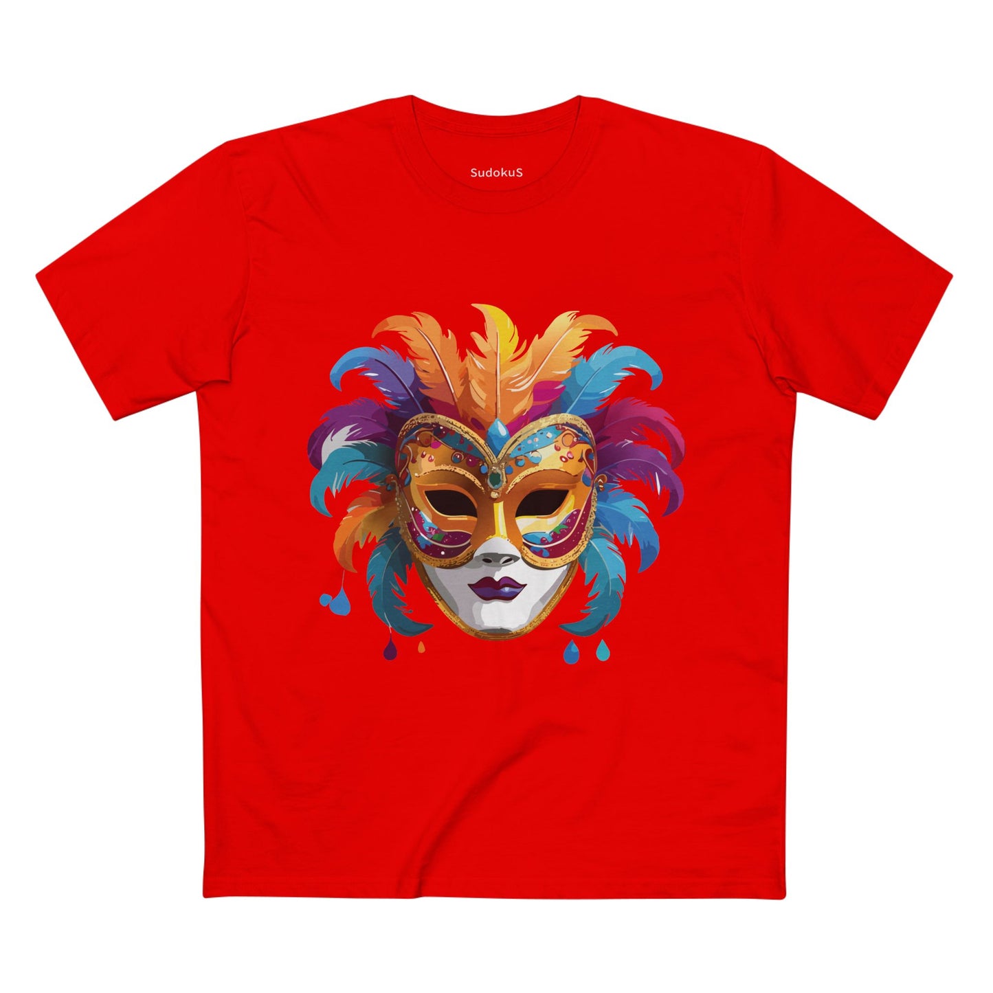 Mask Shirt, Shirt with Face - SudokuS