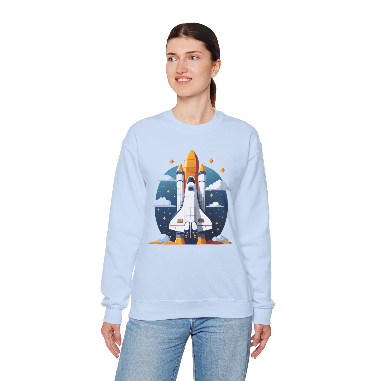 Space Shuttle Sweatshirt, Cosmic Sweatshirt, Astronaut Sweatshirt, Space Cosmic Sweatshirt