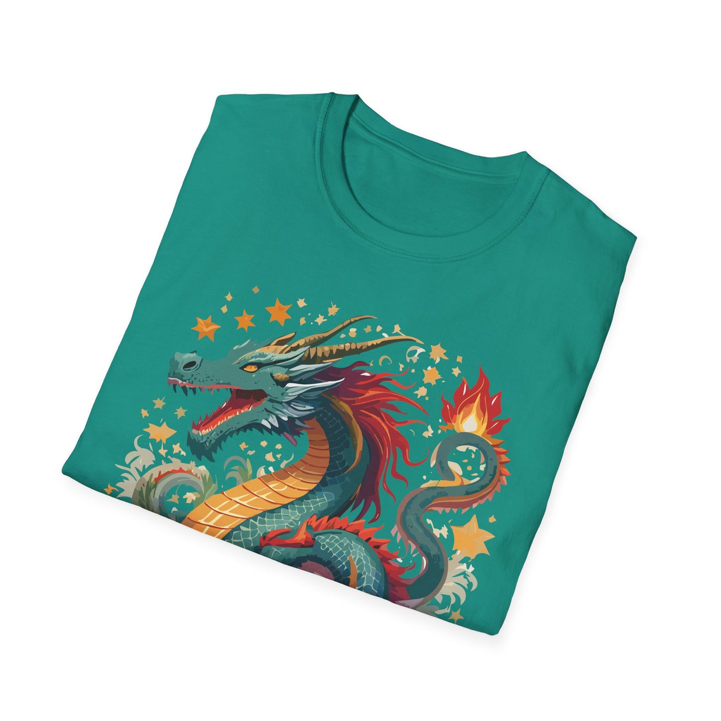 Dragon T Shirt, Dragon Shirt, Shirt with Animals, Animal Shirt