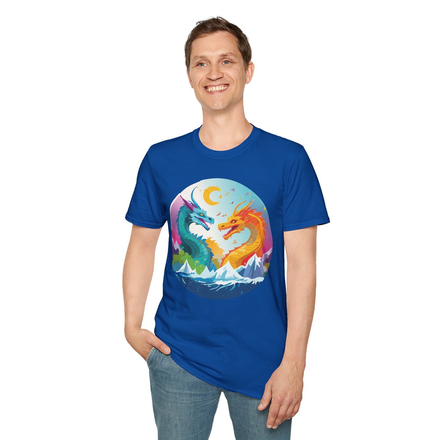 Dragon T Shirt, Dragon Shirt, Shirt with Animals, Animal Shirt