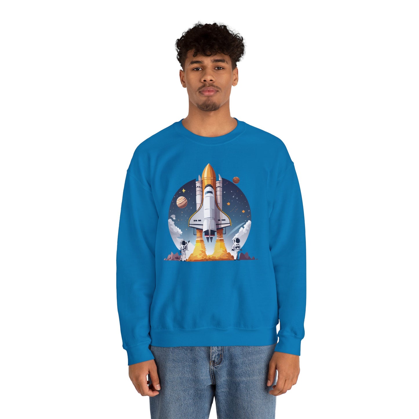 Space Shuttle Sweatshirt, Cosmic Sweatshirt, Astronaut Sweatshirt, Space Cosmic Sweatshirt