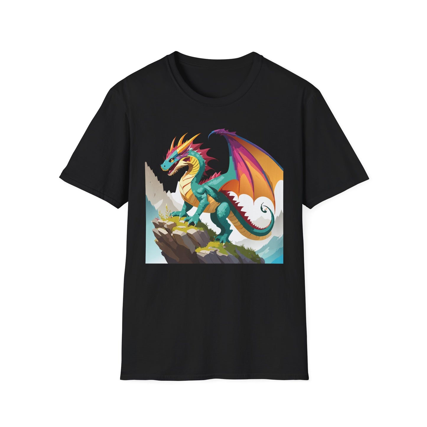 Dragon T Shirt, Dragon Shirt, Shirt with Animals, Animal Shirt