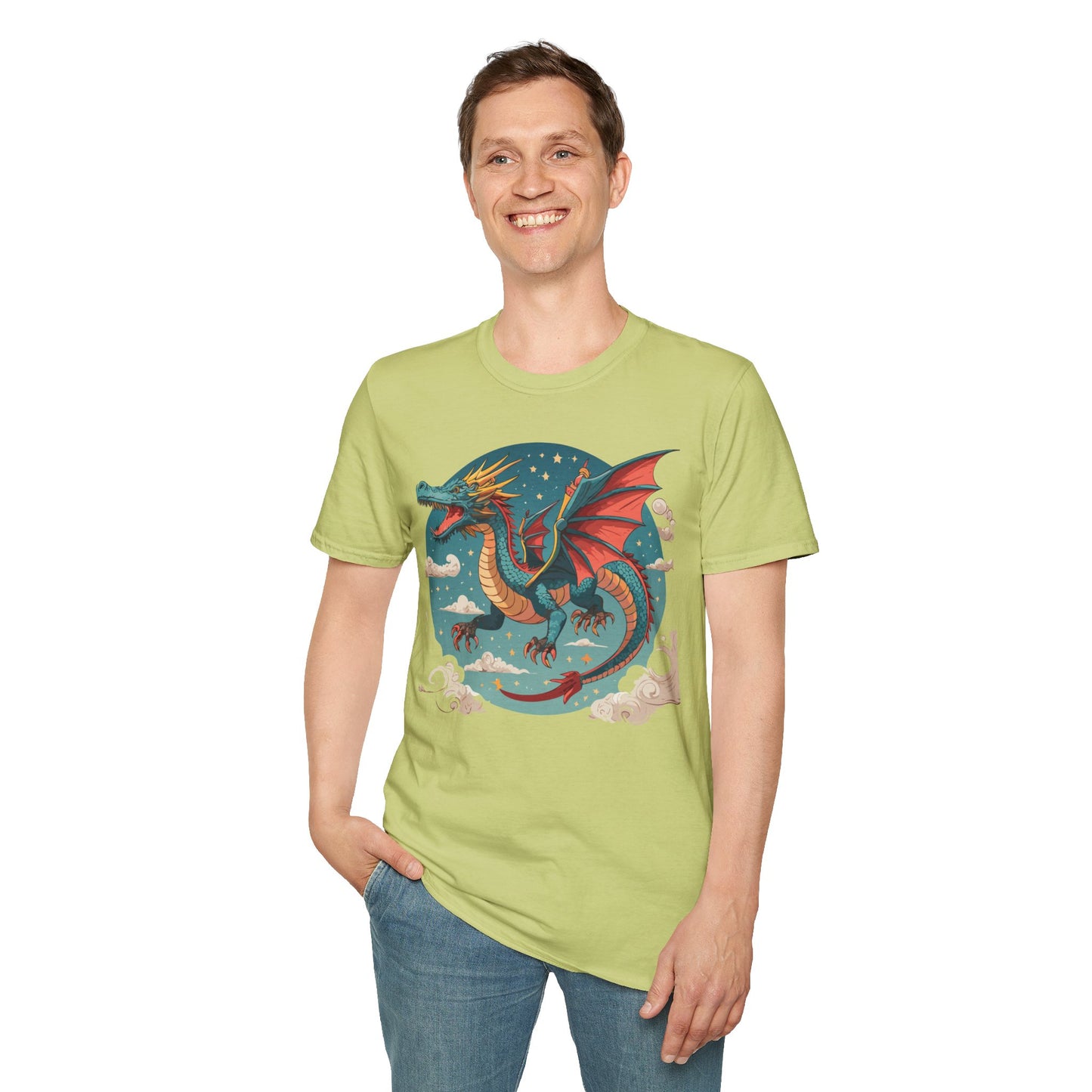 Dragon T Shirt, Dragon Shirt, Shirt with Animals, Animal Shirt