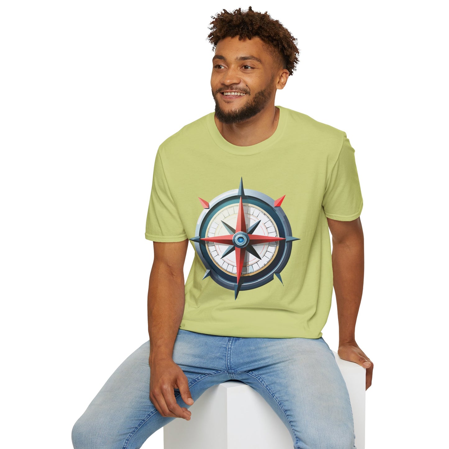 Compass T Shirt, Compass Shirt, Shirt with Compass, Navigator Shirt