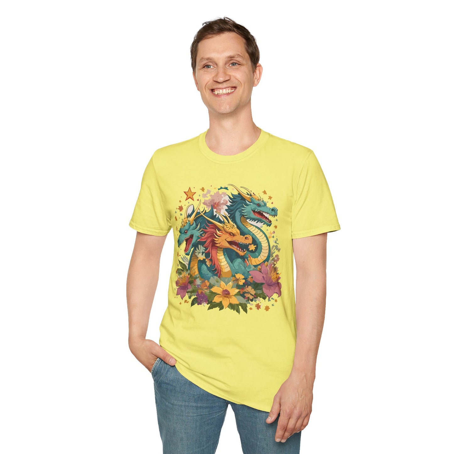 Dragon T Shirt, Dragon Shirt, Shirt with Animals, Animal Shirt
