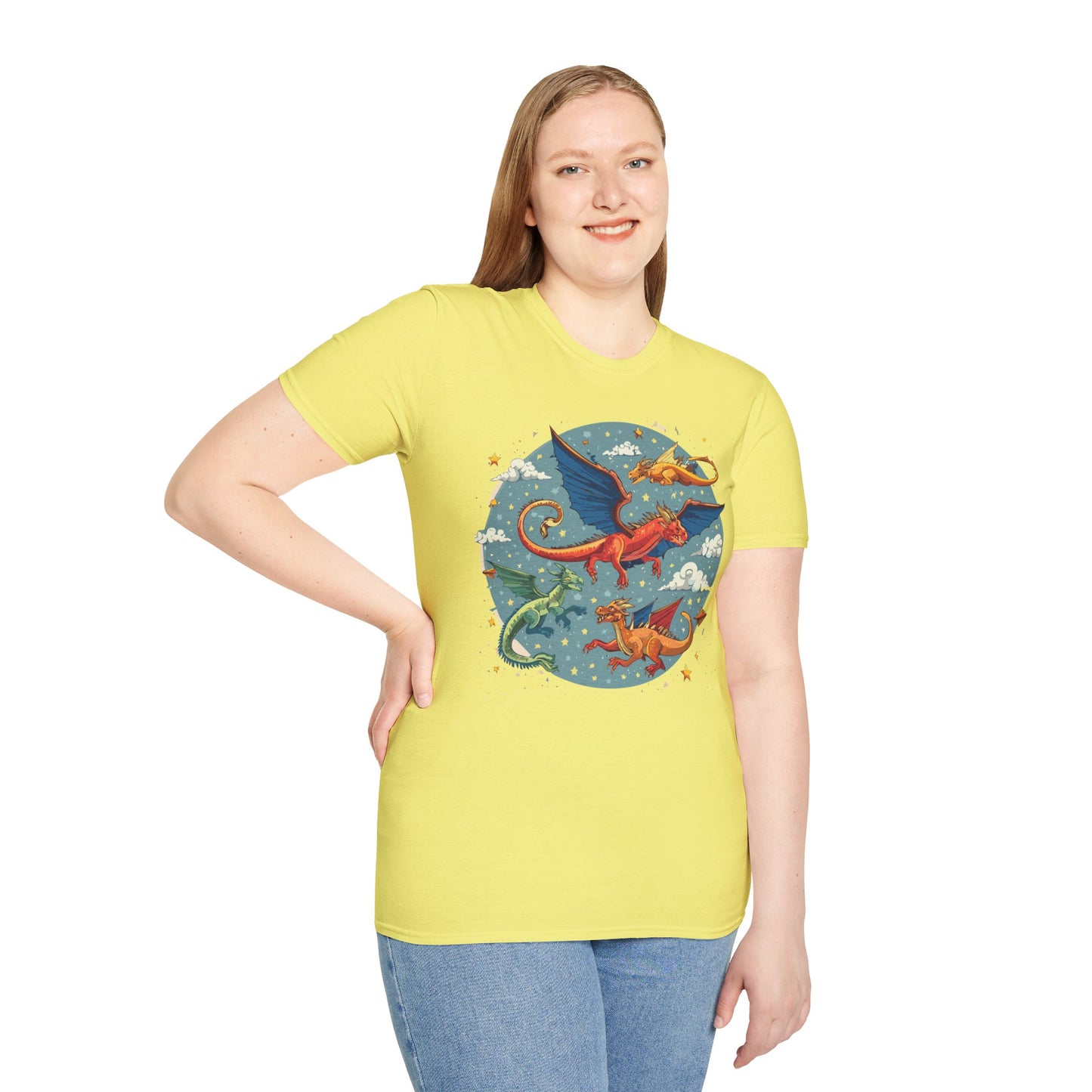 Dragon T Shirt, Dragon Shirt, Shirt with Animals, Animal Shirt