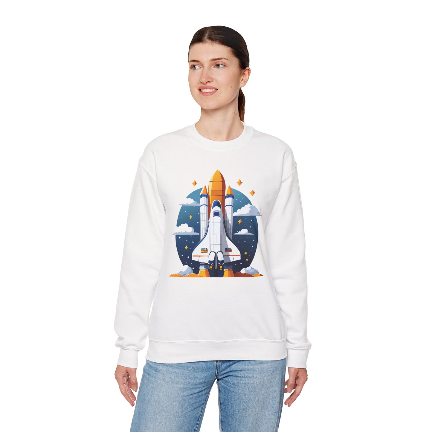 Space Shuttle Sweatshirt, Cosmic Sweatshirt, Astronaut Sweatshirt, Space Cosmic Sweatshirt