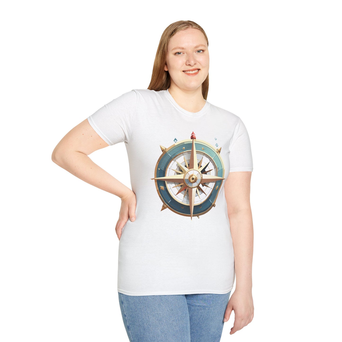 Compass T Shirt, Compass Shirt, Shirt with Compass, Navigator Shirt