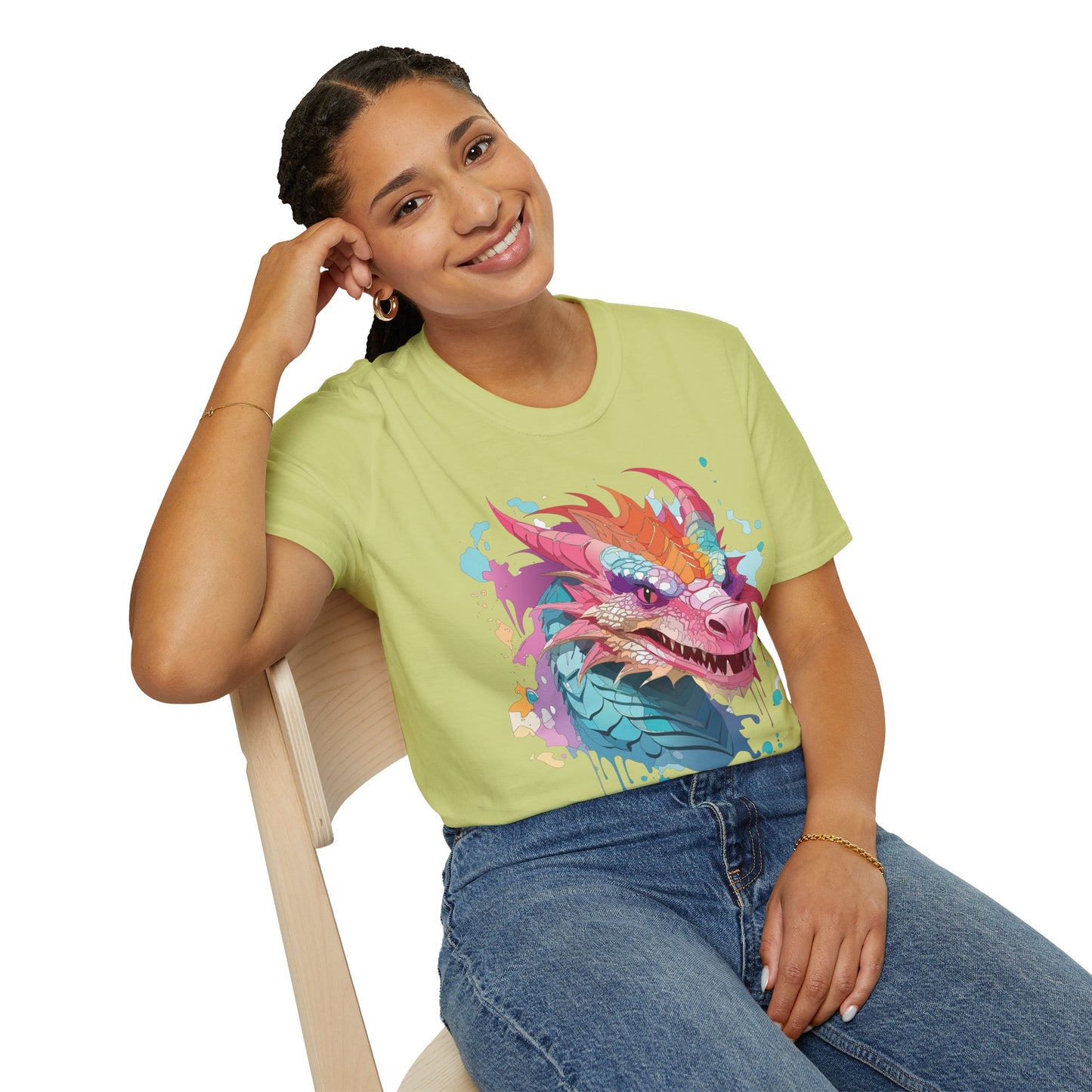 Dragon T Shirt, Dragon Shirt, Shirt with Animals, Animal Shirt