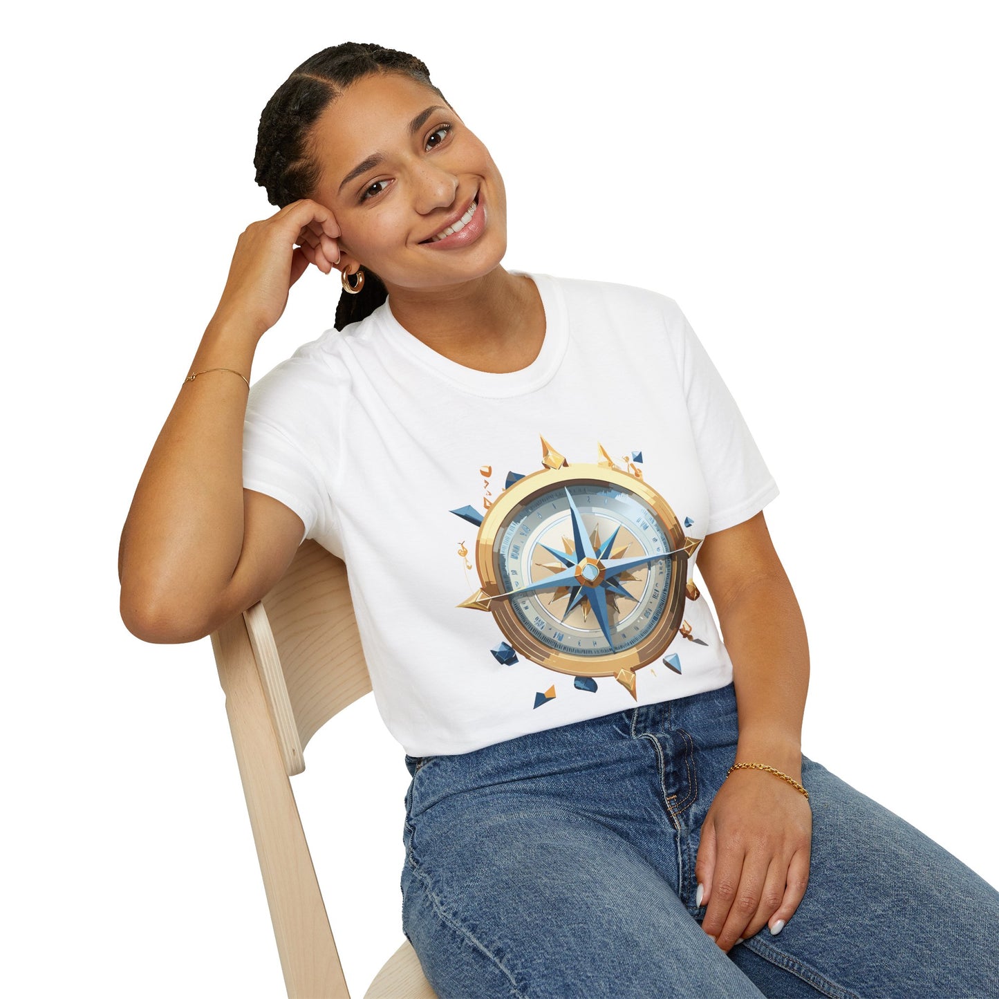 Compass T Shirt, Compass Shirt, Shirt with Compass, Navigator Shirt
