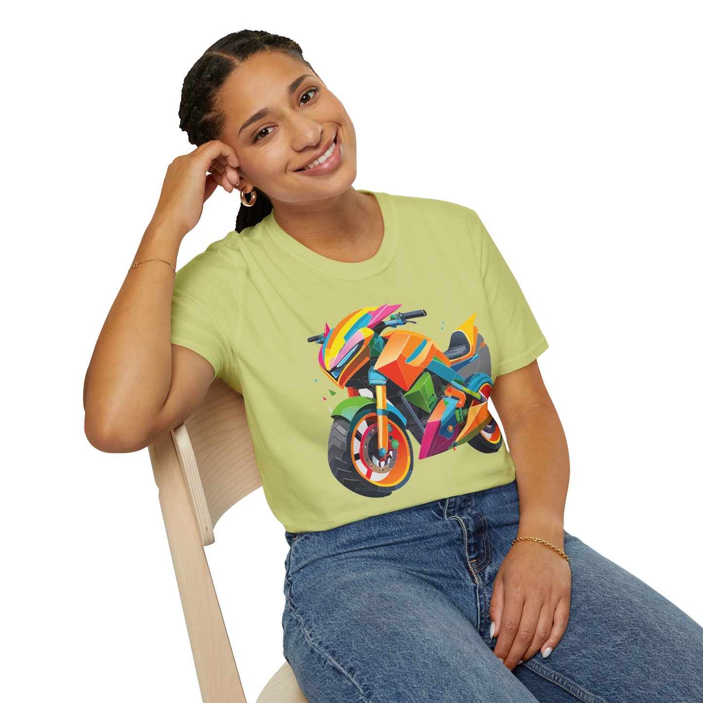 Bike T Shirt, Moto Shirt, Shirt with Motorcycle, MTB T Shirts