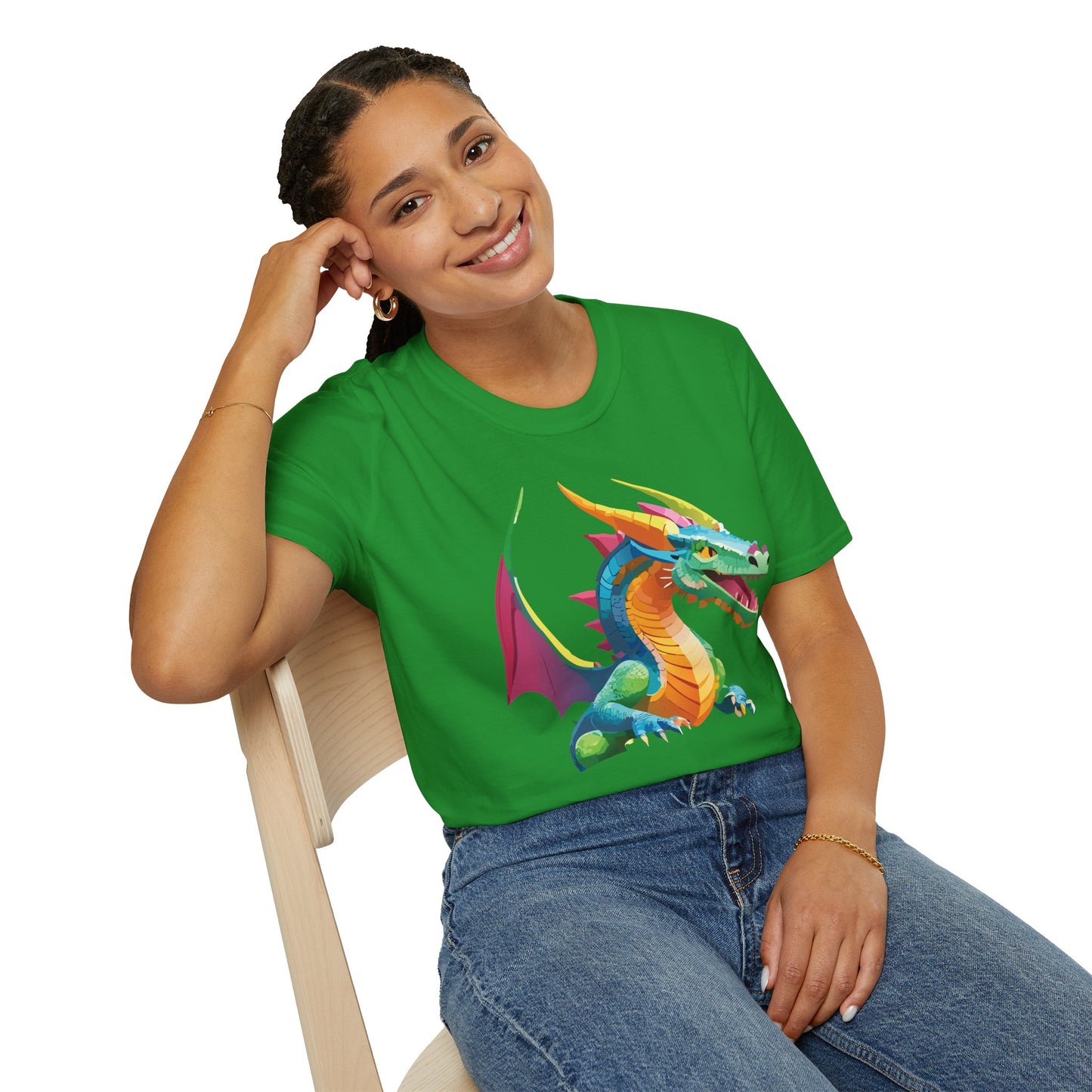 Dragon T Shirt, Dragon Shirt, Shirt with Animals, Animal Shirt