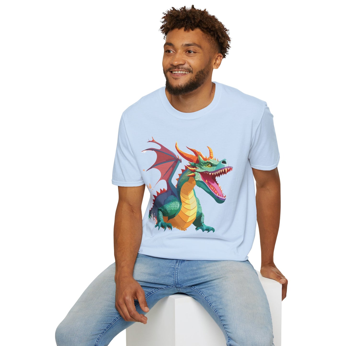 Dragon T Shirt, Dragon Shirt, Shirt with Animals, Animal Shirt