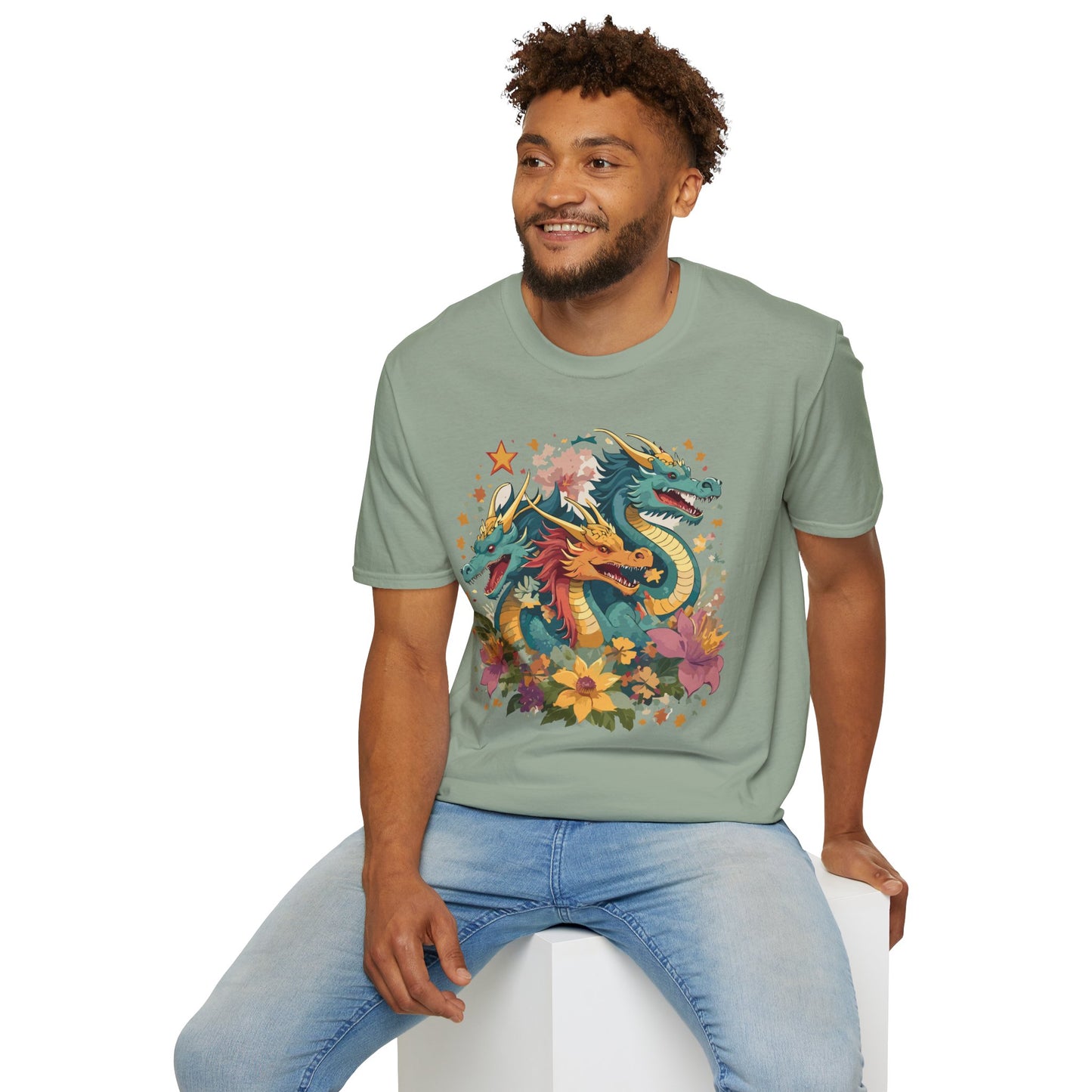 Dragon T Shirt, Dragon Shirt, Shirt with Animals, Animal Shirt