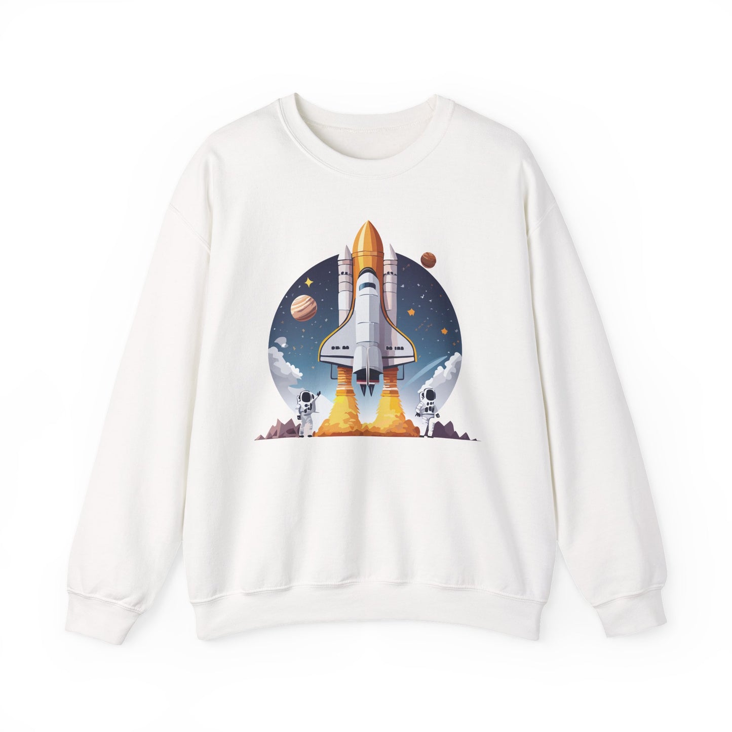 Space Shuttle Sweatshirt, Cosmic Sweatshirt, Astronaut Sweatshirt, Space Cosmic Sweatshirt