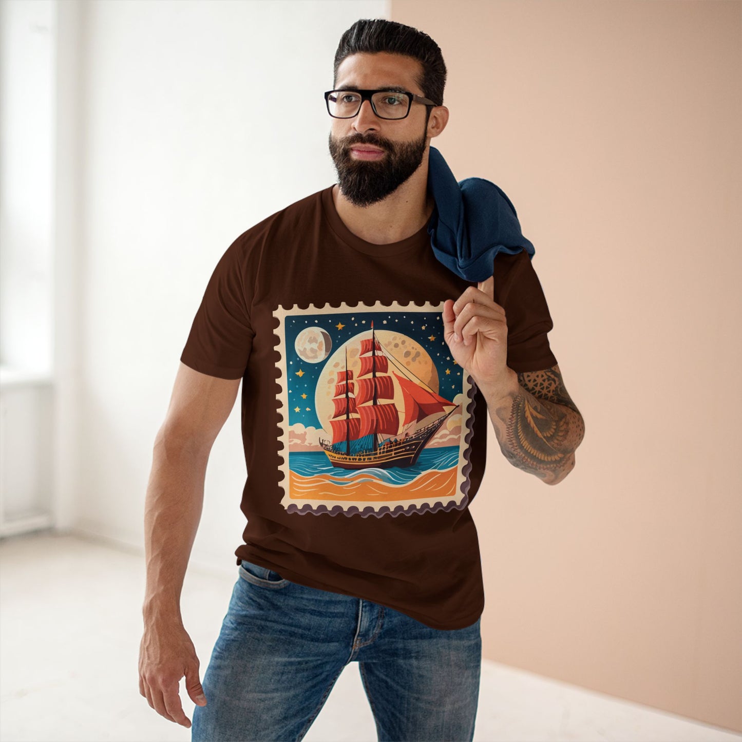 Stamp Shirt, Postage Stamp Shirt